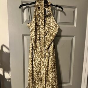 Rachel Zoe button down halter dress